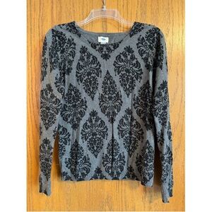 Gray and Black Sweater